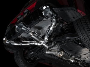 Toyota GR Corolla Performance Exhaust - AWE Tuning - Cat Back Touring Edition - Chrome Silver - `23-`24